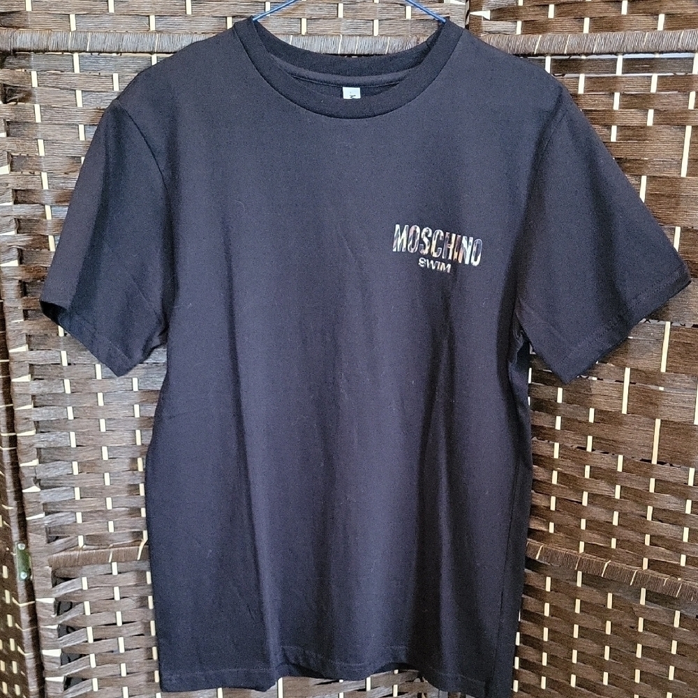 Moschino Black Short Sleeve Tee